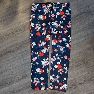 Banana Republic Reegan Pants FLORAL